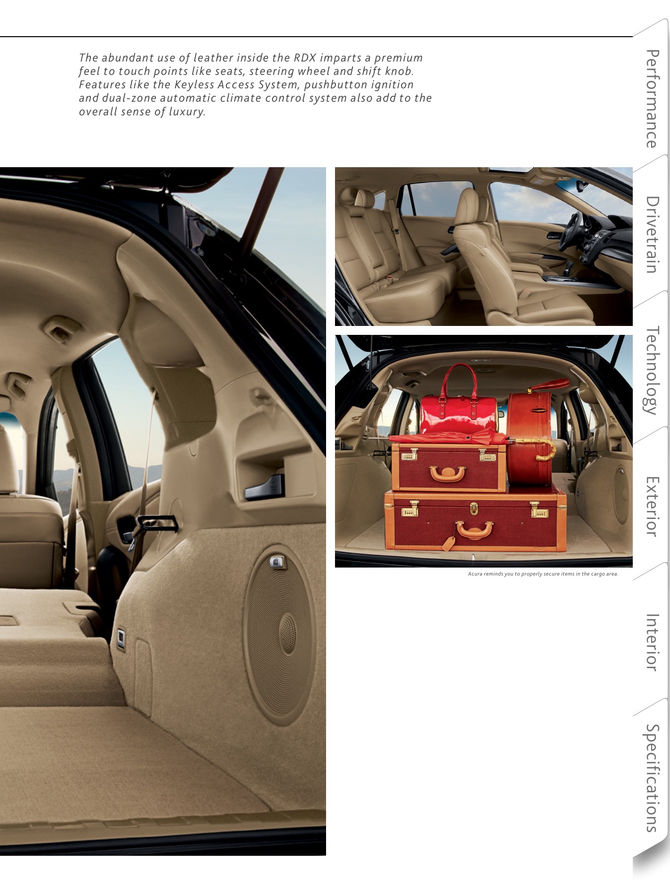 2013 Acura RDX Brochure Page 40
